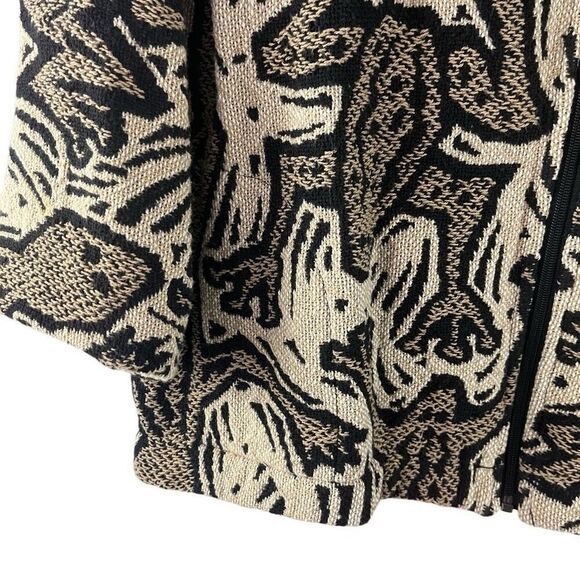 Maxson Tapestri Vintage Full Zip Frog Gecko Jacket One Size Cotton USA - Picture 5 of 7